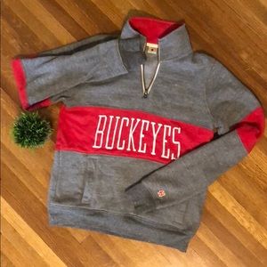 HOMAGE Ohio State Quarter Zip with Pockets